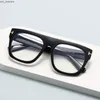 T-shaped design high-end flat light mirror anti blue light radiation style fashionable eyewear frame ultra light