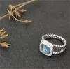 Vintage ringen voor vrouwen designer sieraden diamanten ring flash luxe gele sieraden dy ring punk gedraaide persoonlijkheid paar geschenken zh145 G4