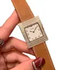 Mode Women Designer Watches Iced Out Watch Quartz Movement Ladies Watch 26mm 21mm Diamonds Armswatches for Womens Square Montre