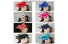 New ArrivalExclusive design sinamay Fascinator hat with feather flowerssinamay loops for Melbourne cupWeddingKentucky Derbych4168408