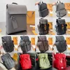 New Hot designer bag designer backpack Men and women Stylish backpack Classic old flowers Zipper open and close canvas leather backpack