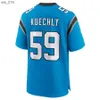 Camisas de futebol Bryce Young Jersey personalizada Steve Sr. Brian Burns Peppers Ikem Ekwonu Jeremy Chinn Jaycee Horn 59 Luke Kuechly Xavier Woods Adam ThielenH240307