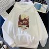 Damen Hoodies Vintage Frauen Ästhetische Streetwear 90er Jahre Pullover Weibliche Kawaii Kapuze