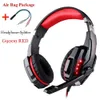 Original Kotion varje G9000 G9600 USB Virtual 7.1 Gaming Headset Wired hörlurar Deep Bass Vibration Casque hörlurar med mikrofon för spelare