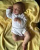 Miaio 50CM born Baby Lifelike Real Soft Touch High Quality Collectible Art Reborn Doll with Hand-Drawing Hair LouLou Doll 240226