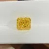 Loose Diamonds Meisidian 6A Golden CZ 9x11mm 9 CTS Radiant Crushed Cut Dark Yellow Cubic Zircon Diamond Stone