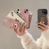 Дизайнерский классический чехол для телефона с плетеным узором Маленький кролик Сян с вышивкой, модный чехол для телефона iPhone 15 14 13 12 11 Pro max 14plus 7 8 plus XR XS xsmax
