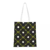 Kopplingspåsar Orla Kiely Women Shoulder Bag Flower Eco Trendy stor kapacitet handväska vikbar shoppare för Lady Beach