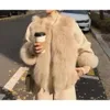 Haining Winter Korean Edition Faux Women's Coat Short Kam Shoulder Fox Fur Vest Slimming Special Offer 219966