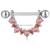 Nombril Bell Bouton Anneaux Yyjff D0941-1 3 Couleurs Clair Personnes Style Coeur Nipple Anneau Nombril Corps Piercing Bijoux Dangle Acces Dhbz5