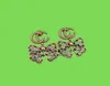 Designer di marchi di lusso d'argento in oro 18k oro lettere di marca di lusso Stud Flower Geometric Famous Women Round Crystal Rhinestone Pearl Earrin3494169