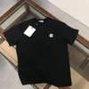 T-shirt firmate da uomo estate Maglietta da donna di lusso moda abbigliamento Ricamo impiallacciatura lettera Business manica corta calssic Casual Comoda maglietta traspirante