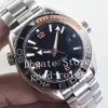 Orange Black Liquidmetal Bezel Men's Automatic Cal 8900 Watch VS Factory Master Axial Watches Men Aqua Dive 600m Ocean Cerami295W