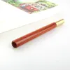 Luxury Quality School Brass Pen Brown Red Black Wood Rollerball Business Stationery Office Supplies Ink Ball