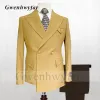 Vestes Gwenhwyfar Men de monnaie sur mesure Brown Suits Blazer Black Pantal