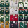 Mans Throwback Basquete Gary Payton Jersey 20 Kevin Durant 35 Shawn Kemp 40 Ray Allen 34 Equipe Vintage Boa Qualidade para Fãs de Esporte Camisas Homens Uniforme Vermelho Branco Verde