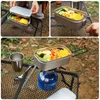 Dinnerware 800ML Aluminum Lunch Box Outdoor Heatable Picnic With Steam Rack Camping Set Travel Bento Steamed Vegetable