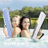 Arma brinquedos absorção de água automática pistola de água elétrica de alta tecnologia jogos de água automática de alta pressão pistola de água brinquedos para criança brinquedo de verão yq240307