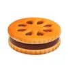 Cookie Metal Grinder Orange Shape 55mm Biscuit Herb Grinder Crusher 2 Layer Dried Flowers Herbs Home Funny Gift for Men