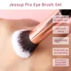 Jessup Makeup Brushes Set 15st Make Up Brush Tools Kit Eye Liner Shader Natural-Synthetic Hair Rose Gold/Black T157 240229