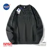 Sweats à capuche pour hommes Sweatshirts NASA Co marque tendance grand col rond hommes nouveau printemps et automne loisirs à manches longues bas t-shirt haut