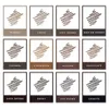 Makeup Makeuvrow Enhancers Makeup Skinny Brow crayon or Double fin avec Brush Brush 5 Color Ébène / moyen / Soft / Dark / Chocolate Drop Drop Ship