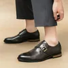 Sıradan Ayakkabı Klasik Erkekler Giyin Point Toe İş Resmi Erkek Loafers için Açık Moda Slip-On Deri