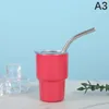 Bottiglie d'acqua Mini 2 once sublimazione Tumble Vacuum Wine Whisky Cup Acciaio inossidabile Caffè con cannuccia Champagne Party Gift