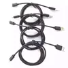 المصنع بالجملة أبيض عالي السرعة كابل USB Data Cable 2A 3A Micro V8 Type C الشحن السريع ومزامنة البيانات OPP Bag مستقلة DHL التسليم الحرة