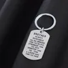 Keychains Family Love Keychain Son Dotter syster Bror Mamma Fäder Key Chain Gifts Rostfritt stål Keyring Dad Mothers Friend 271T