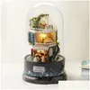 Novelty Items Cute Room Diy Rotating Music Box Manual Assembly Intelligence Development Children Toys Romantic Gift Valentines Day Pr Dhzxp