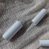 Bouteille vide en verre pour vernis à ongles, récipient blanc Portable pour Gel, boîte de rangement remplie, Tube rond de maquillage, brosse, 8ml