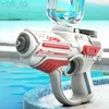 Gun Toys Electric Water Gun Toys High-Tech Automatic Water Soaker Guns Large Capacity Kids Adult Summer Pool Beach Outdoor Toy Gift YQ240307