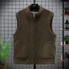 Men's Vests 2024 Autumn And Winter Faux Fur Two-Sided Wear Simple Stand Collar Vest