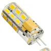 LED-Lampen 100 Stück G4 LED BBS JC Doppelsteckersockel Bb 3W AC/DC 12V AC 220V 20W-30W T3 Halogenlicht Ersatz Landschaftslampe Dro Dhxv9