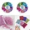 Paillettes pour ongles 20 sacs/200G poudre de pigments pour ongles dégradé de poussière poudre de paillettes épais pigments fins brillants pour fournitures de manucure goutte professionnelle D Dhiud