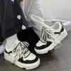 Белые 229 повседневная женская обувь, спортивные кроссовки на платформе, Kawaii, винтажные вулканизированные корейские модные теннисные женские туфли на плоской подошве Haruku