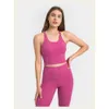 Viewlulu Neuer rückenfreier Fitness-Sport-BH für Damen mit kleinen Strapsen und überkreuztem Rücken