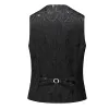 Gilets nouveaux hommes costume gilet robe de mariée haut de taille slim bouteille de bière gilet mode coréenne hommes simple boutonnage blanc vêtements