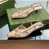 Geklede schoenen slingback hoge hakken veters ondiep gesneden schoenen sandalen halfhoge hak zwart mesh met kristallen sprankelende print schoenen rubber leren enkelbandje dames pantoffels