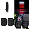 أجزاء السيارات الأخرى 2PCs 16 LEDS LEDS Tail Light Brake عكسي لـ Wrangler YJ TJ CJ CJ5 CJ7 Jeep Truck Boat Lorry Van Trailer Caravan LIG DH4GC