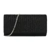 Shoulder Bags Elegant Envelope Clutch Bag With Detachable Chain Strap For Weddings And Parties