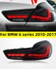 Auto bakre lampa för BMW 6 Series 2010-20 17 LED Dragon Scale Running Light Brake Water Flow Turn Signal Lightight