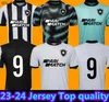 Fotbollströjor 2024 Botafogo Fr Soares Babi O.Sauer Home Black and White målvakt Fotbollsskjorta Kort män Sleeve UniformSh240307