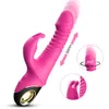 Hip telescopic rocking rabbit head vibrating rod magnetic suction charging women's fun adult sex toys products 231129