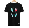 Летняя рубашка 2024 года, женская рубашка с кроликом, новый дизайн, мультистильная мужская рубашка, модная дизайнерская футболка, мужской топ с короткими рукавами