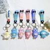 2024 Cartoon Keychain Anime Figure Toy Kawaii Fashion Shoe Doll Keyring Car Bag Pendant Kid Gift