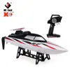 WLTOYS WL912-A RC Racing Boat 35KMH High Speed ​​2,4 GHz Fjärrkontrollleksaker Capsize Protection Speedboat Boatstoy Boys Kids Gift 240223