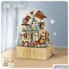 블록 LOZ 1239 미니 빌딩 어린이 장난감 DIY GIRL GIFT MUSIC BOX China Windmill House 230710 드롭 배달 DHCBC