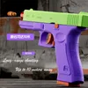 Sand Play Water Fun 2024Laser Dual Function Glock Soft Bullet Автоматический пистолет с непрерывной стрельбой Модель стрельбы из корпуса игрушечного пистолета Q240307